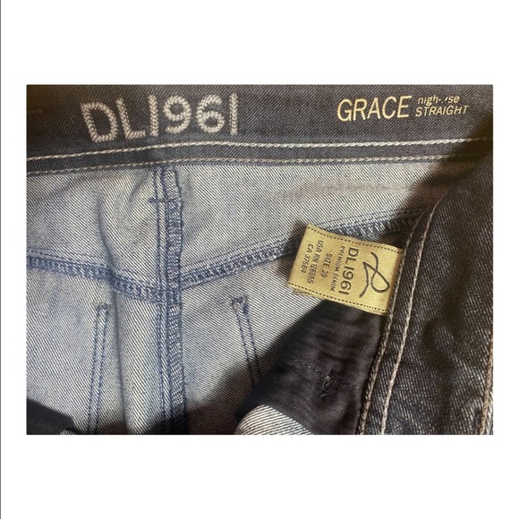 DL1961 Grace High Rise Straight Jeans, 29 - Picture 5 of 9